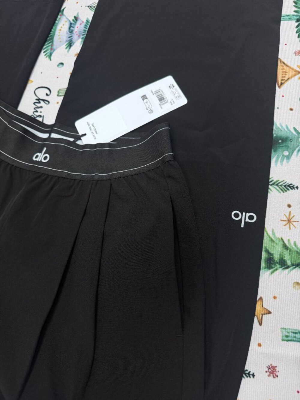 Bestseller😍ALO Yoga Suit Up Trouser Black Clean Girl Wide Leg Pants | 30” NWT - Picture 3 of 8